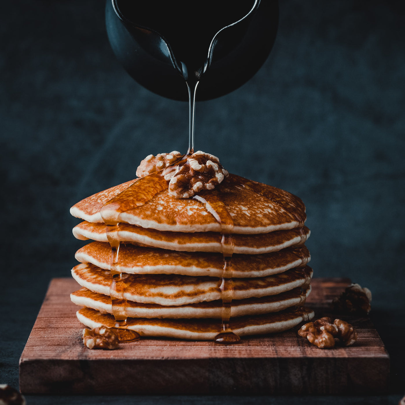 Walnut Whole Wheat Pancakes
